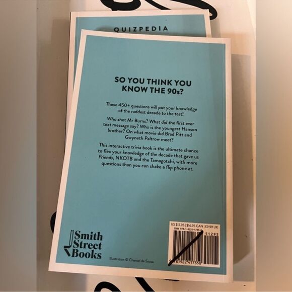 Urban Outfitters “Quizpedia The 90’s” Coffee Table Book - Picture 3 of 4